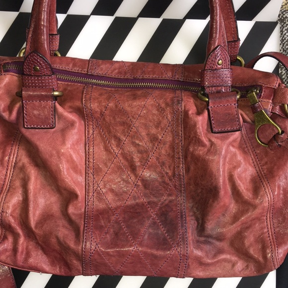 Vintage Juicy Couture purple leather purse. - Picture 4 of 16